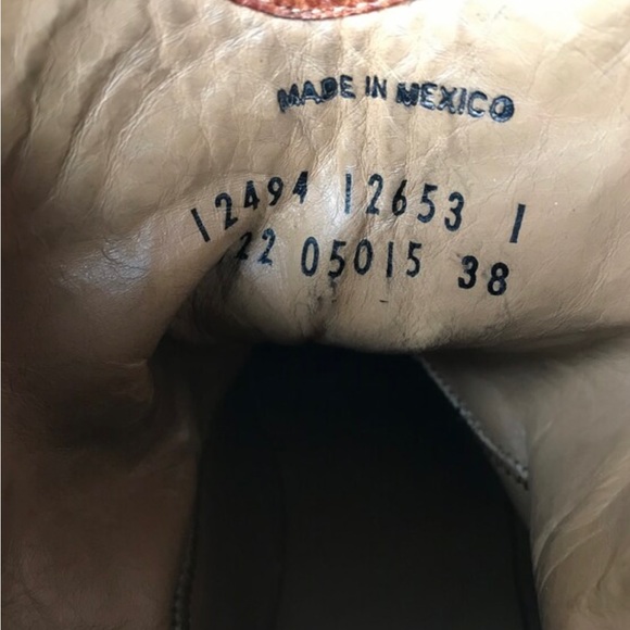 Women’s coachella cowgirl boots leather booties - Picture 6 of 10